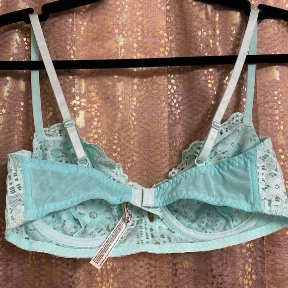 Free People Made You Look Balconette Bralette Arctic Ice 34D NWOT - Picture 2 of 10